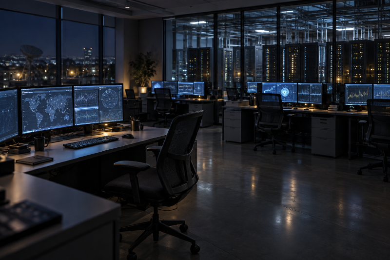 Nothing had been switched off. Everything was still working.